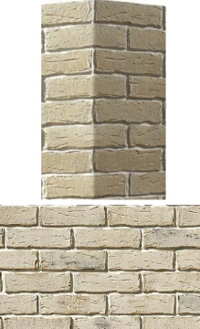 Искусственный камень 379-15 Сити брик Design угол 10x22x7 White Hills