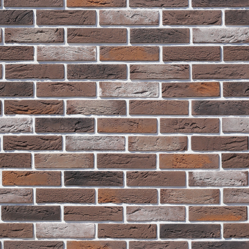 Искусственный камень 389-60 Дерри брик Design 19.8x4.8 White Hills
