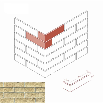 Искусственный камень 402-15 Толедо угол 8.5х25x7.5 White Hills