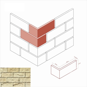 Искусственный камень 405-15 Йоркшир угол 12x26x12 White Hills