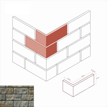 Искусственный камень 405-85 Йоркшир угол 12x26x12 White Hills