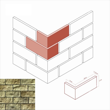 Искусственный камень 405-95 Йоркшир Угол 12x26x12 White Hills