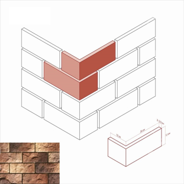 Искусственный камень 406-45 Йоркшир угол 12x26x12 White Hills