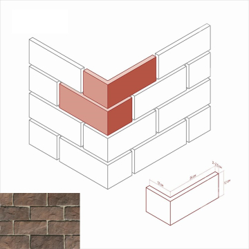 Искусственный камень 408-45 Йоркшир угол 12x26x12 White Hills