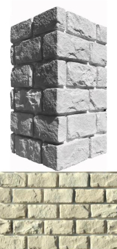 Искусственный камень 435-15 Шеффилд угол 6х16,5 (11,5–12)х 31,5–32x 9.5 White Hills
