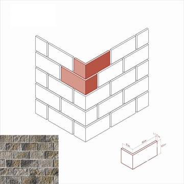 Искусственный камень 445-85 Торре Бьянка Угол 8x18x9.5 White Hills