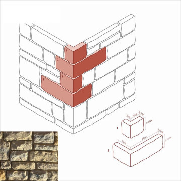 Искусственный камень 500-25 Данвеган Угол 6-10x15-31.5 x 5-18 White Hills