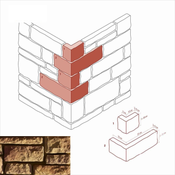 Искусственный камень 500-65 Данвеган угол 6-10x15-31.5 x 5-18 White Hills