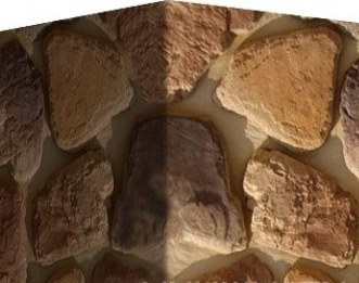 Искусственный камень 606-45 Хантли угол 7-13 x 12,5-18 White Hills