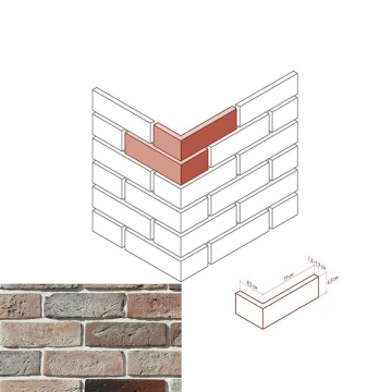 Искусственный камень 683-95 Ринн Брик Design угол 8.5x19x6.5 White Hills