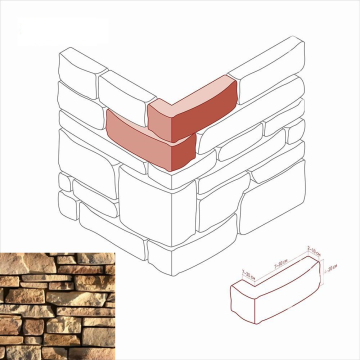 Искусственный камень 701-25 Тевиот Угол 7-30 x 4-20 White Hills