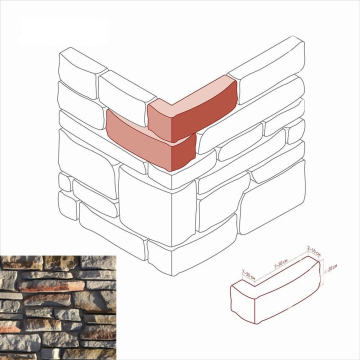 Искусственный камень 701-85 Тевиот Угол 7-30 x 4-20 White Hills