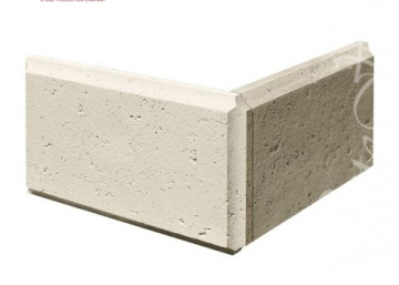Искусственный камень 850-05 Рустовый камень Тиволи Угол 45/41 x 25 White Hills