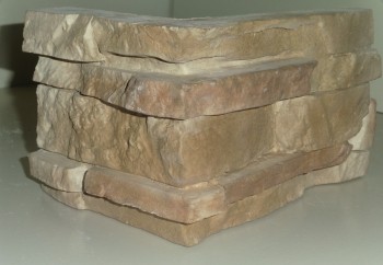 Искусственный камень Бергамо 05 угол 19.5x15(16x11) x12x 20(45) Best Stone
