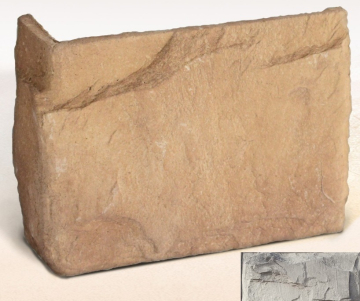 Искусственный камень Бостон 06-08 угловая 60х180х150х30 Ecostone