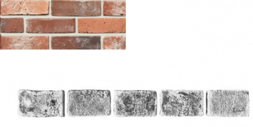 Искусственный камень Декоративный кирпич Тычок Дижон mix 4 11,5x7x1,4 Leonardo Stone