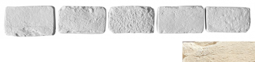Искусственный камень Декоративный кирпич Тычок Мадрид 050 12.5x7-8x1,7 Leonardo Stone