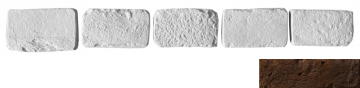 Искусственный камень Декоративный кирпич Тычок Мадрид 443 12.5x7-8x1,7 Leonardo Stone