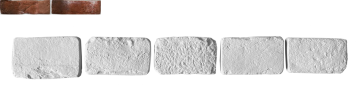 Искусственный камень Декоративный кирпич Тычок Орлеан 408 12-14x7-8x1,7 Leonardo Stone