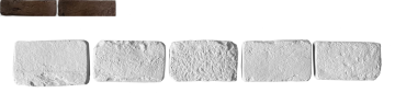 Искусственный камень Декоративный кирпич Тычок Орлеан 425 12-14x7-8x1,7 Leonardo Stone
