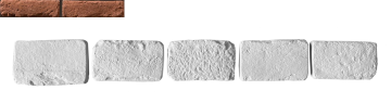 Искусственный камень Декоративный кирпич Тычок Орлеан 441 12-14x7-8x1,7 Leonardo Stone