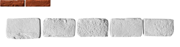 Искусственный камень Декоративный кирпич Тычок Орлеан 776 12-14x7-8x1,7 Leonardo Stone