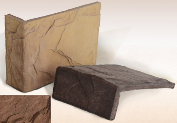 Искусственный камень Денвер 07-06 угловая 270х200х65х25 Ecostone