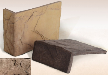 Искусственный камень Денвер 13-05 угловая 270х200х65х25 Ecostone