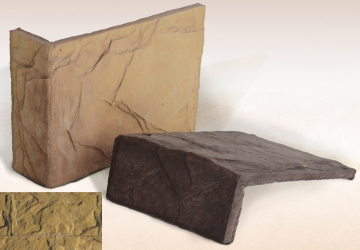 Искусственный камень Денвер 15 угловая 270х200х65х25 Ecostone