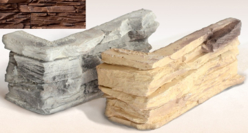 Искусственный камень Эльдорадо 07-06 угловая 190х100х60х40 Ecostone