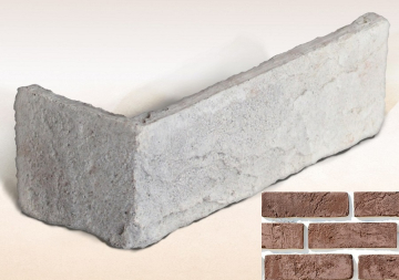Искусственный камень Кембридж 07-06 угловая 200х70х70х10 Ecostone