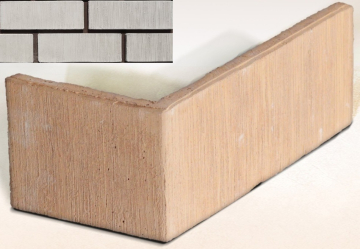 Искусственный камень Клинкер 00 угловая 230х90х100х17 Ecostone