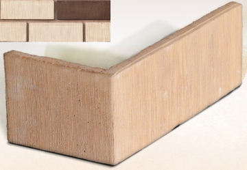 Искусственный камень Клинкер 01-05 угловая 230х90х100х17 Ecostone