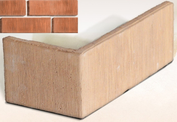 Искусственный камень Клинкер 04 угловая 230х90х100х17 Ecostone