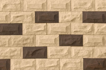 Искусственный камень Мальта 01-05 рядовая 200х100х20 Ecostone