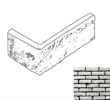 Искусственный камень Марсель 309 Угол 235-248х115-125х60-69х17 Камелот