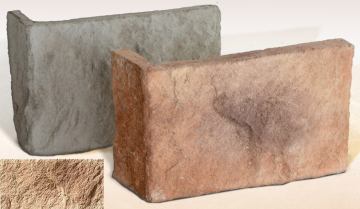 Искусственный камень Шале 13-05 угловая 235х70х160х25 Ecostone