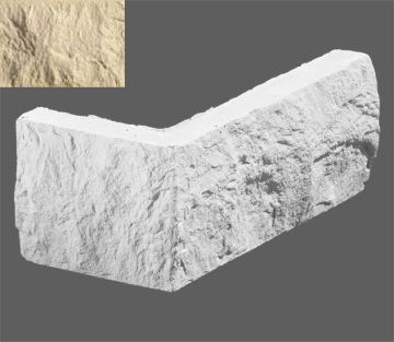 Искусственный камень Угловой элемент Анкона 051 7,5/27x9.5x1.6 Leonardo Stone
