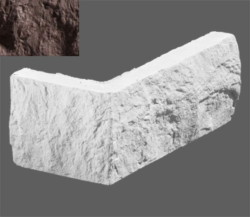 Искусственный камень Угловой элемент Анкона 709 7,5/27x9.5x1.6 Leonardo Stone
