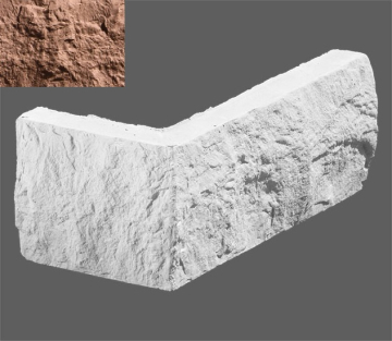 Искусственный камень Угловой элемент Анкона 915 7,5/27x9.5x1.6 Leonardo Stone