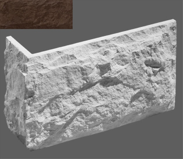 Искусственный камень Угловой элемент Бретань 910 33,5/10x20x2.5 Leonardo Stone