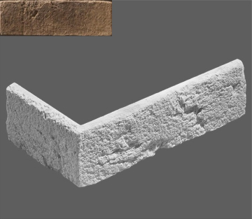 Искусственный камень Угловой элемент Дижон 402 22/11x7x1,4 Leonardo Stone