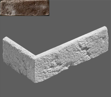 Искусственный камень Угловой элемент Дижон 465 22/11x7x1,4 Leonardo Stone