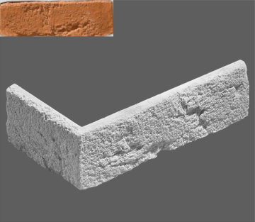 Искусственный камень Угловой элемент Дижон 485 22/11x7x1,4 Leonardo Stone