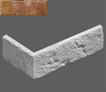 Искусственный камень Угловой элемент Дижон 757 22/11x7x1,4 Leonardo Stone