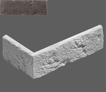 Искусственный камень Угловой элемент Дижон mix 3 22/11x7x1,4 Leonardo Stone