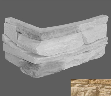Искусственный камень Угловой элемент Корсика 050 20/10x10x3 Leonardo Stone