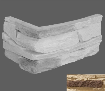 Искусственный камень Угловой элемент Корсика 065 20/10x10x3 Leonardo Stone