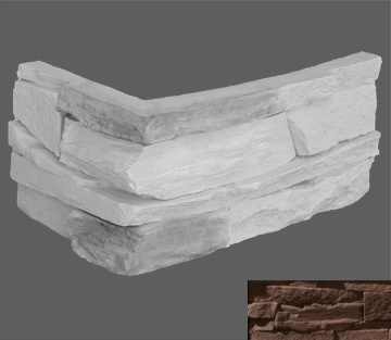 Искусственный камень Угловой элемент Корсика 510 20/10x10x3 Leonardo Stone
