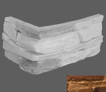 Искусственный камень Угловой элемент Корсика 880 20/10x10x3 Leonardo Stone